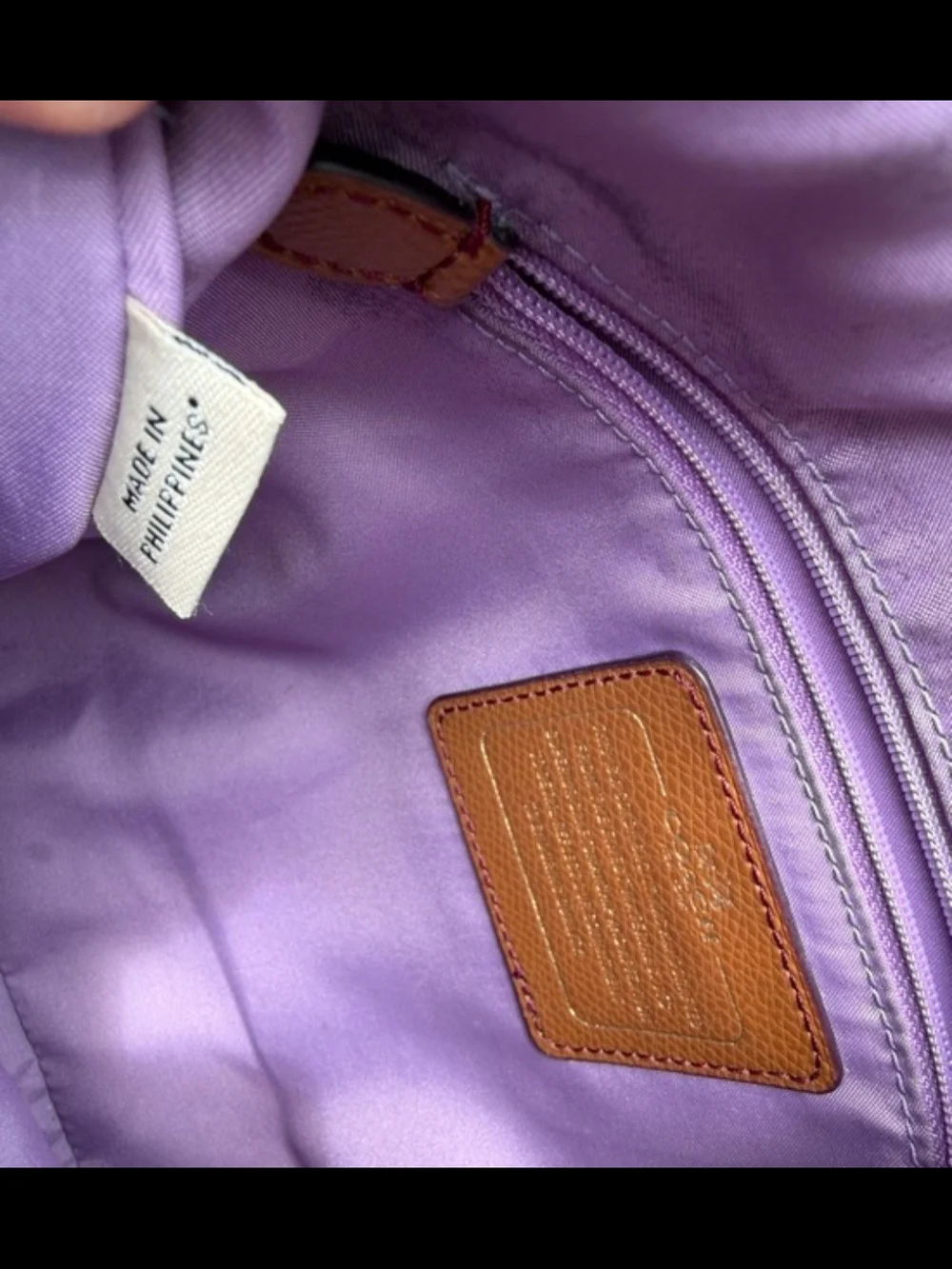 Coach purple crossbody